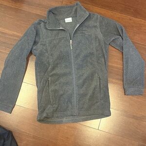 Columbia Kids Dark Gray Zip-Up Jacket